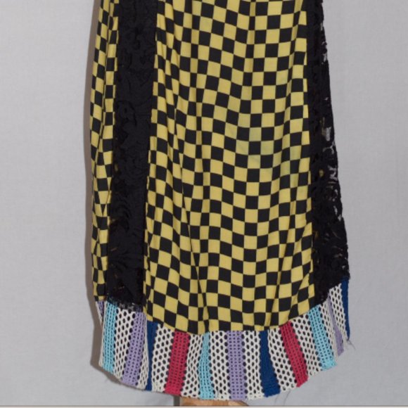 Yellow & Black Checkered Dress - Picture 11 of 15